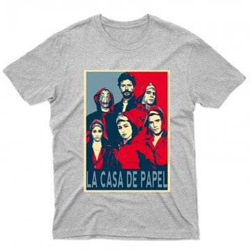 La Casa De Papel(red,blue) Férfi póló