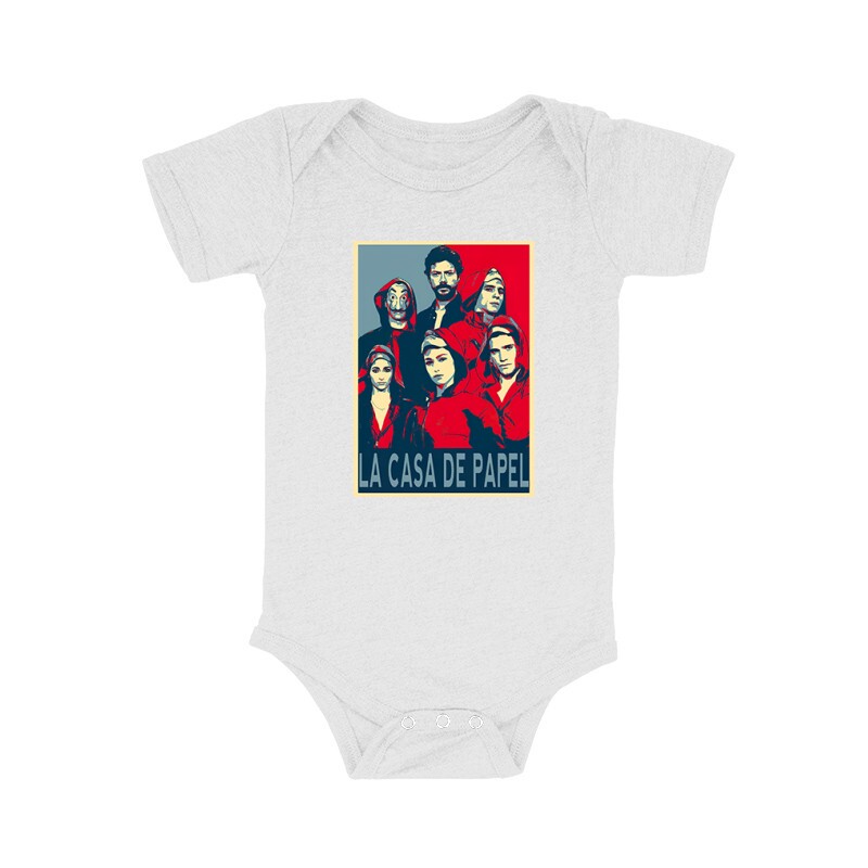 La Casa De Papel(red,blue) Bébi body