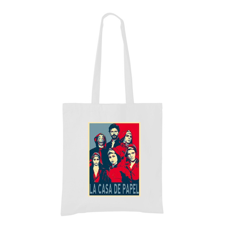 La Casa De Papel(red,blue) Bevásárló táska