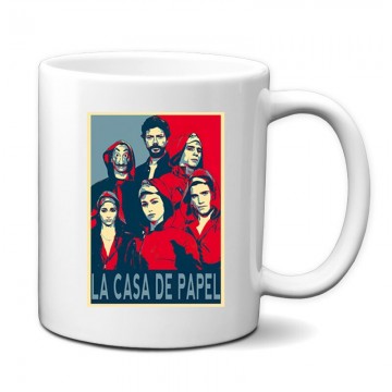 La Casa De Papel(red,blue) Bögre
