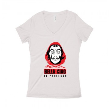 El Professor Női póló V kivágott