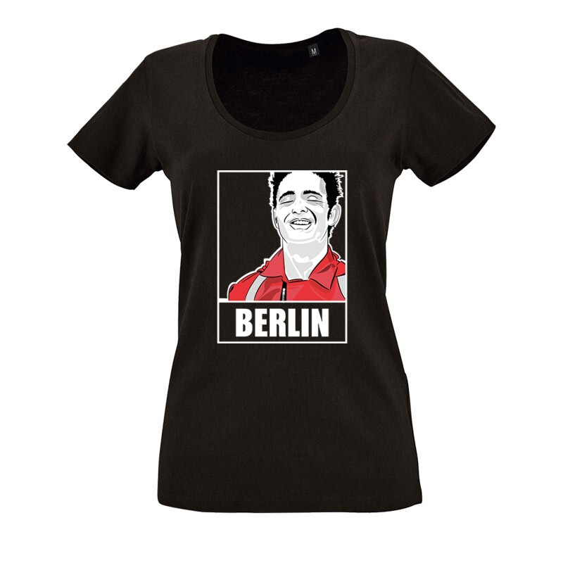 Berlin Minimal O nyakú női póló