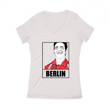 Berlin Minimal Női póló V kivágott