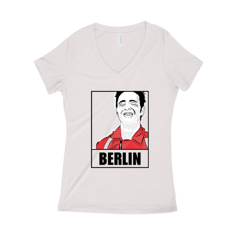 Berlin Minimal Női póló V kivágott