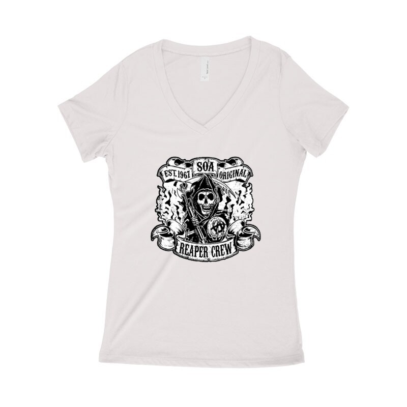 SOA Big Logo Női póló V kivágott