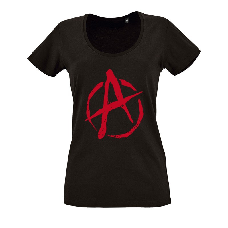 Anarchy O nyakú női póló