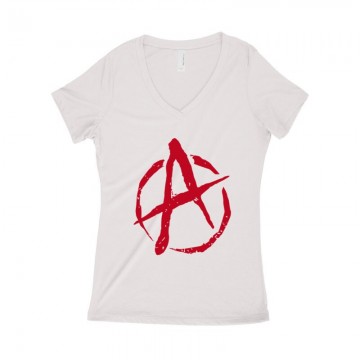 Anarchy Női póló V kivágott