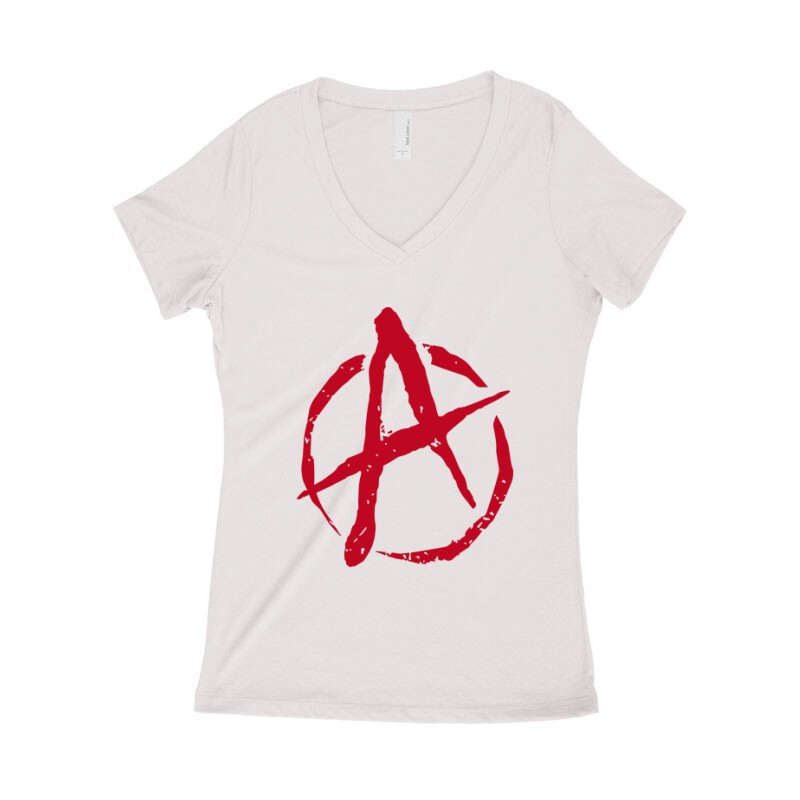 Anarchy Női póló V kivágott