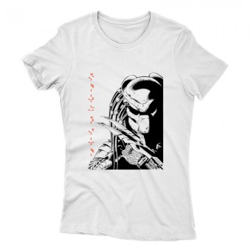 Predator Face Text Női póló