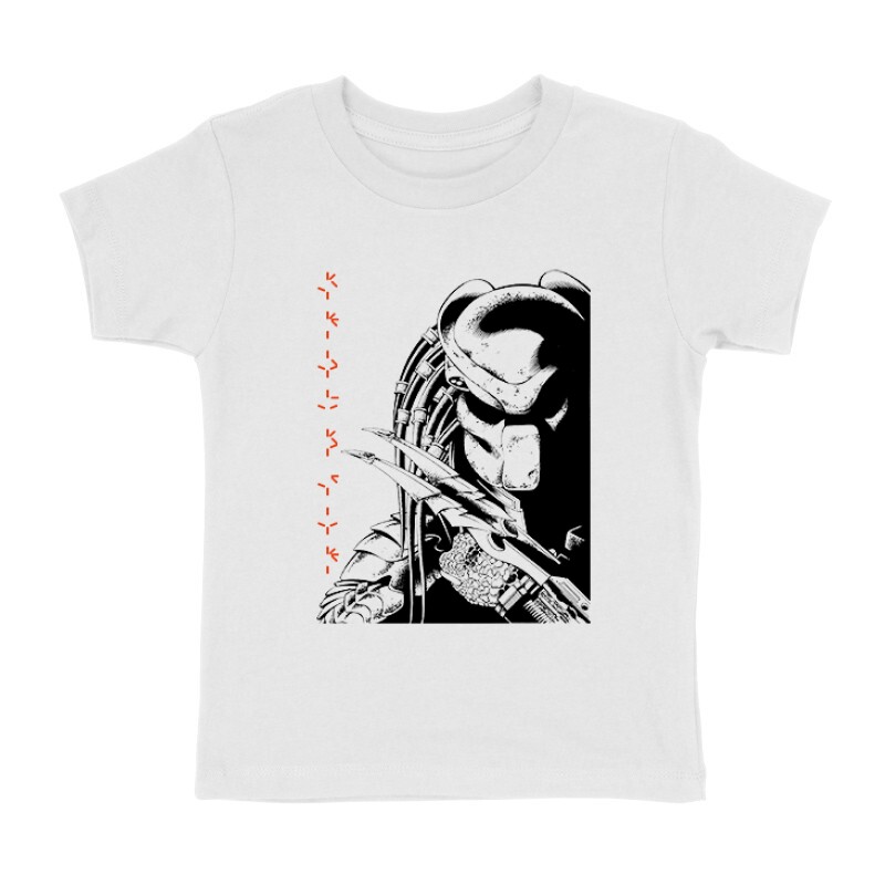 Predator Face Text Gyermek póló