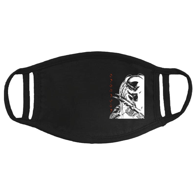 Predator Face Text Arcmaszk