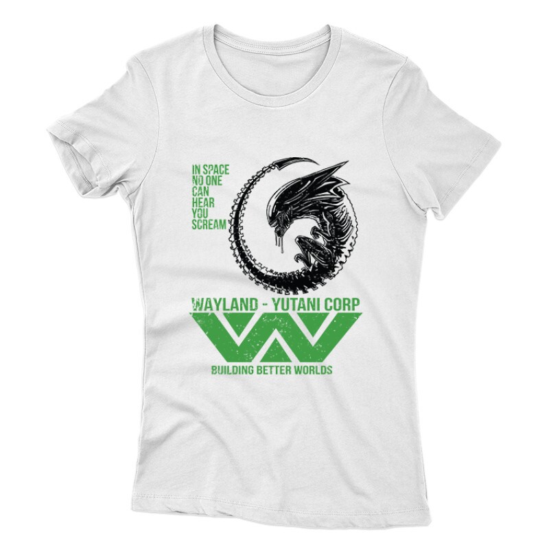In Space Scream Női póló