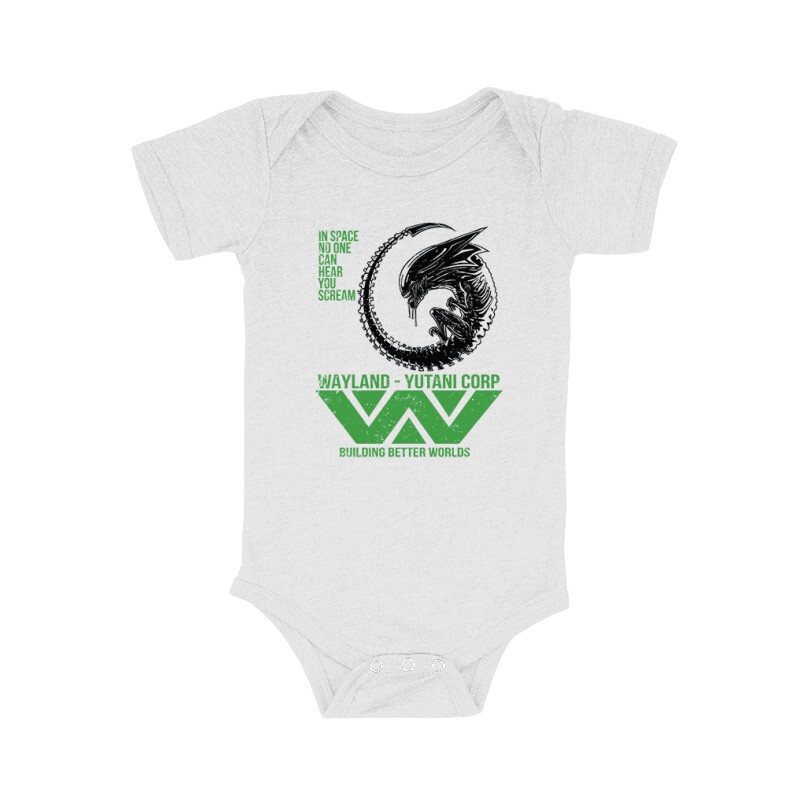 In Space Scream Bébi body