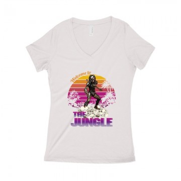 Welcome To The Jungle Női póló V kivágott