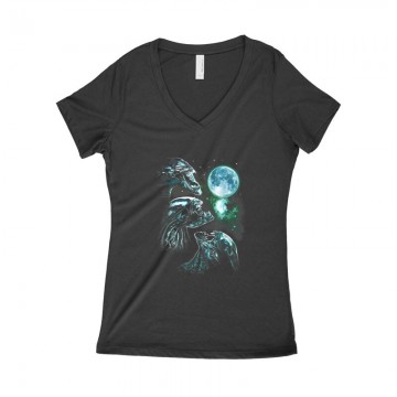Aliens Movie Női póló V kivágott