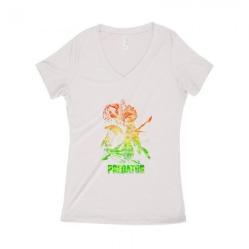 Camo Predator Női póló V kivágott