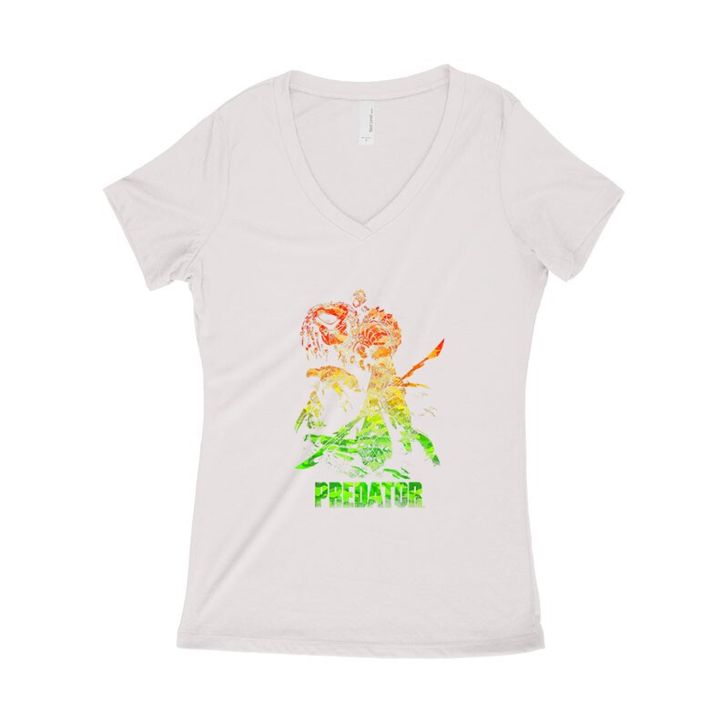 Camo Predator Női póló V kivágott