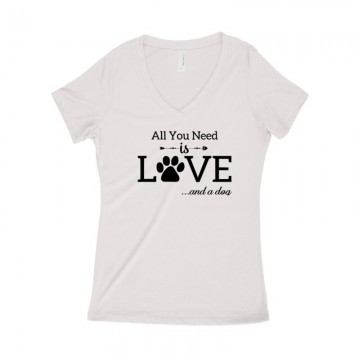 All You Need Is Dog Női póló V kivágott