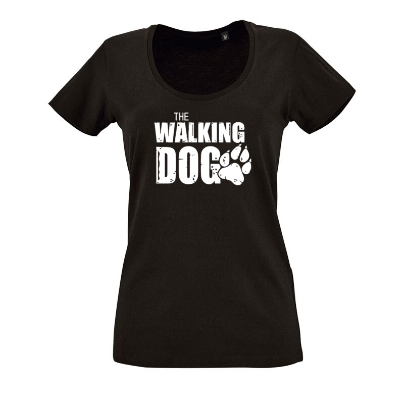 The Walking Dog O nyakú női póló