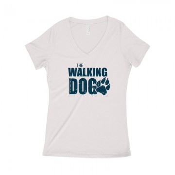 The Walking Dog Női póló V kivágott