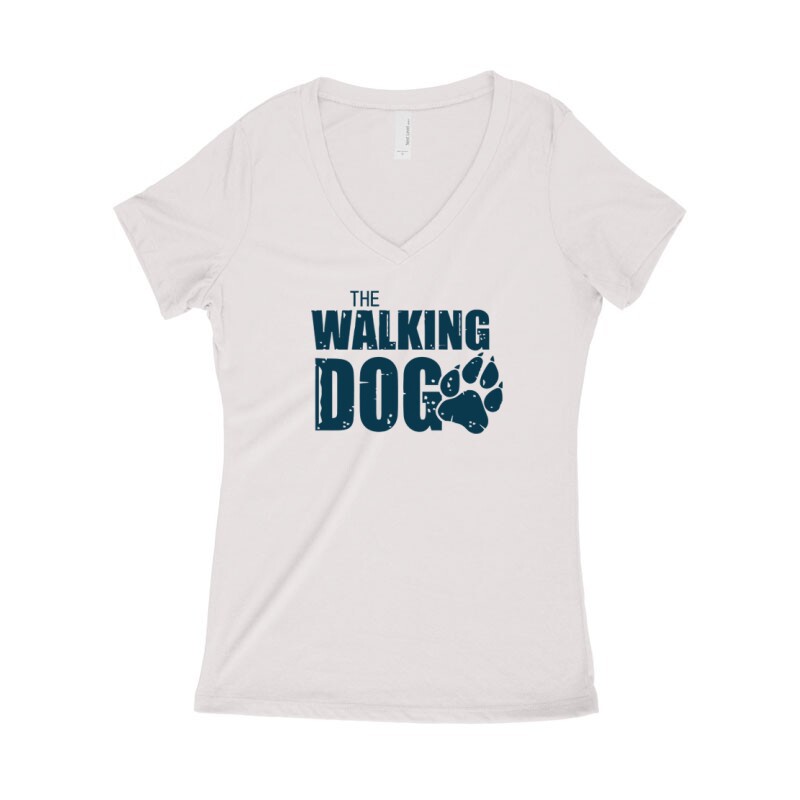 The Walking Dog Női póló V kivágott