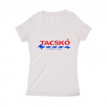 Tacskó Tesco Női póló V kivágott
