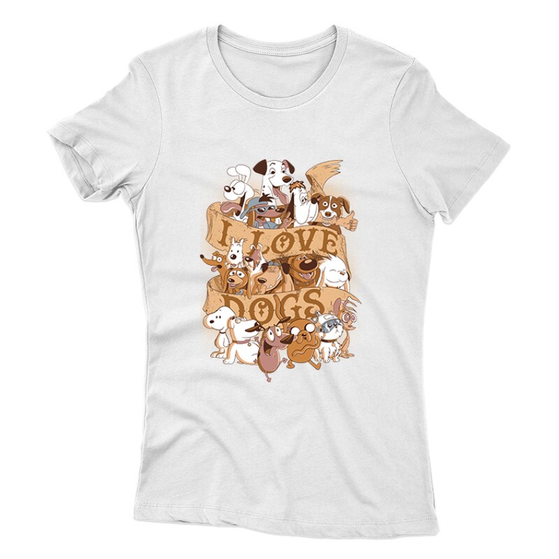 I Love Dogs Női póló