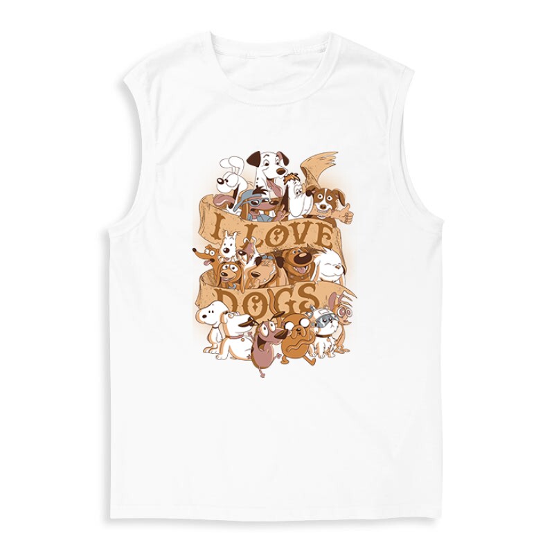 I Love Dogs Férfi Trikó