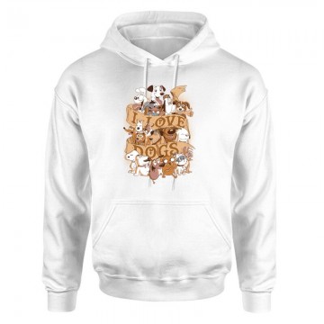 I Love Dogs Unisex pulóver
