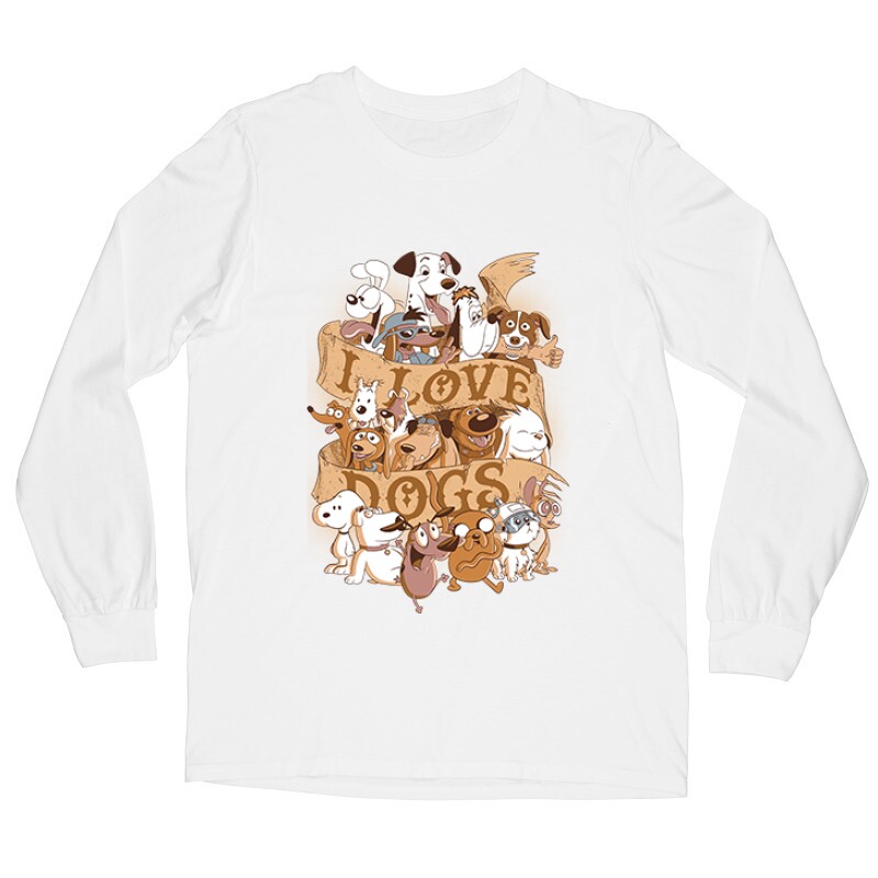 I Love Dogs Hosszú ujjú póló