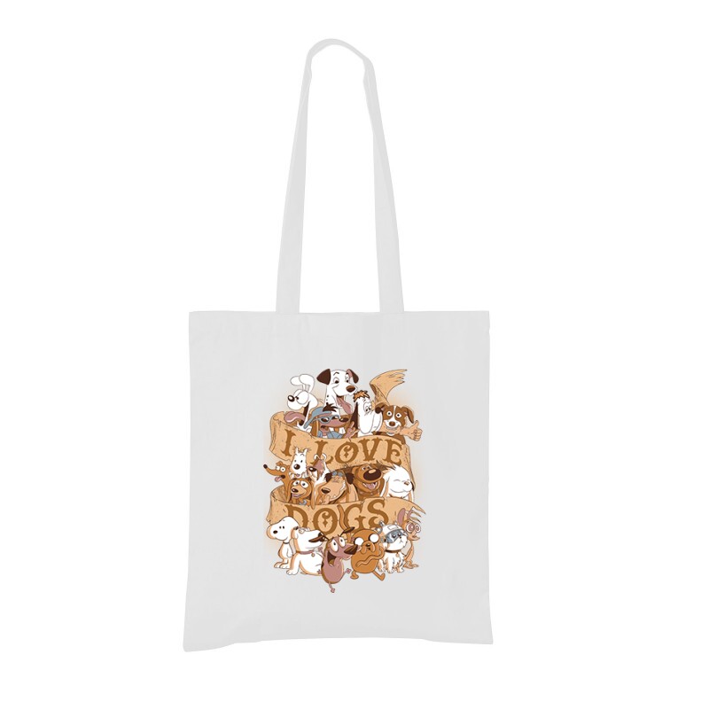 I Love Dogs Bevásárló táska