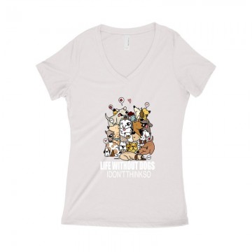 Without Dog... Női póló V kivágott