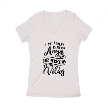 Nekem Te Vagy A Világ Női póló V kivágott