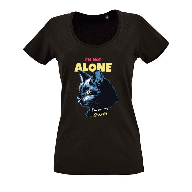 I'm Not Alone O nyakú női póló