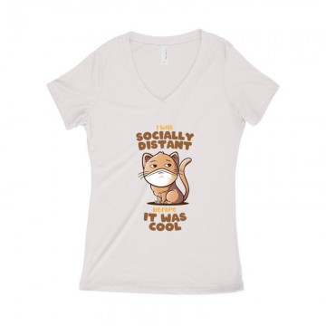 Socially Distance Női póló V kivágott