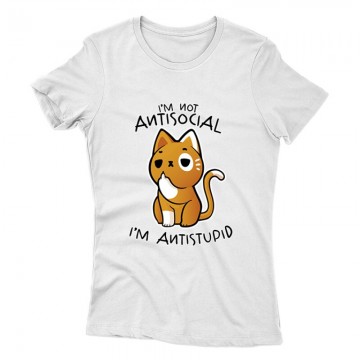 I'm Antistupid Női póló