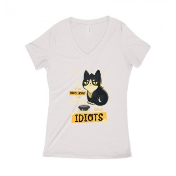 Intolerant Női póló V kivágott