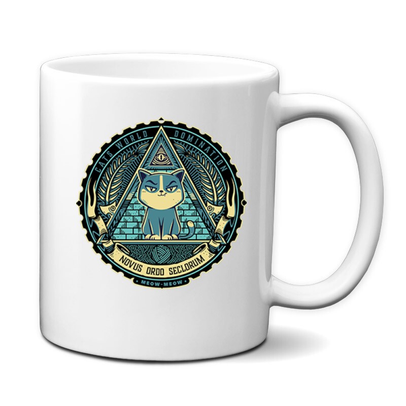 Cats World Domination Bögre