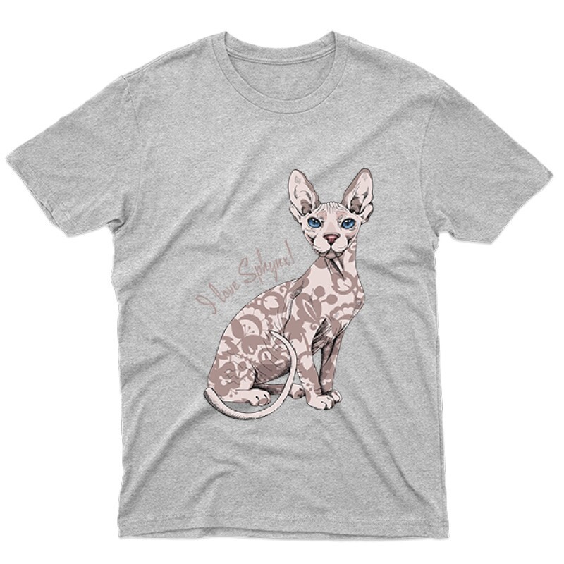 I Love Sphynx Férfi póló