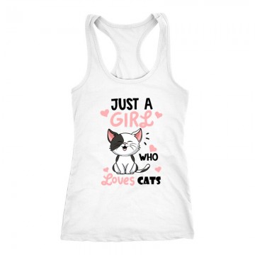 Just a Girl Who Love Cats Női Trikó