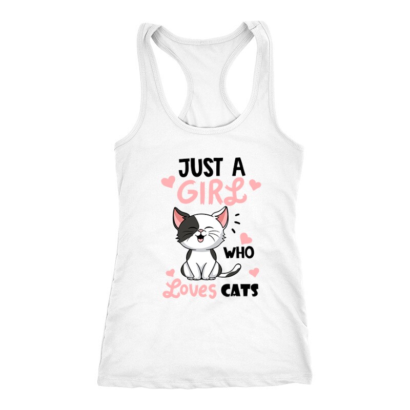 Just a Girl Who Love Cats Női Trikó