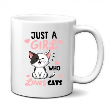 Just a Girl Who Love Cats Bögre
