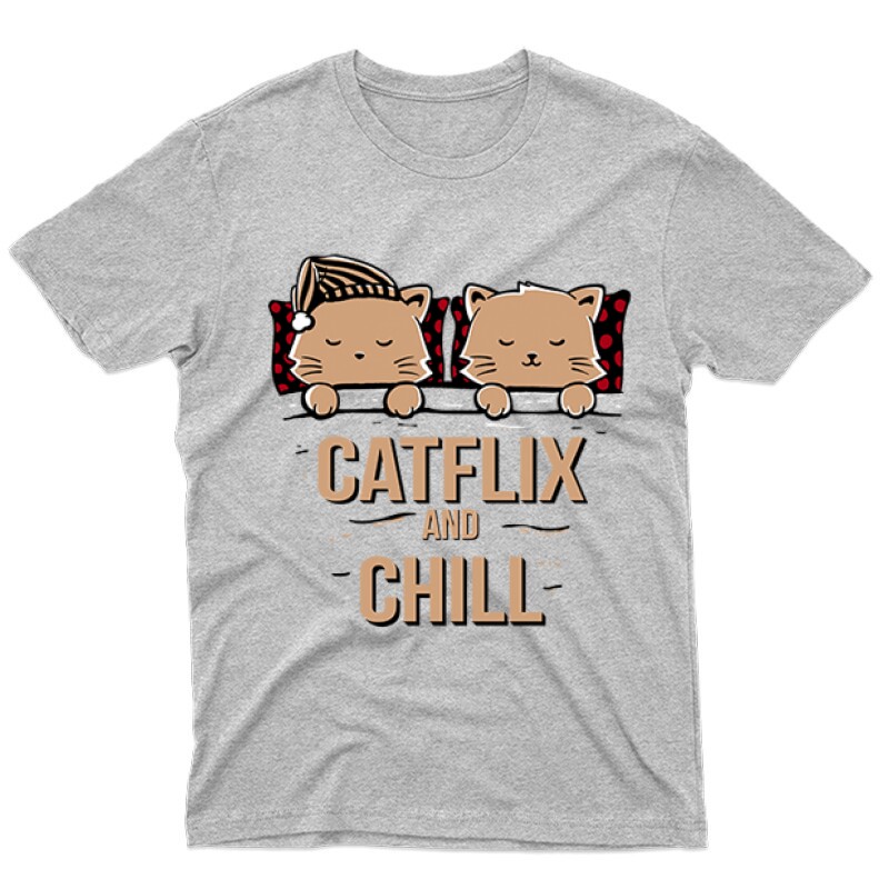 Catflix Férfi póló