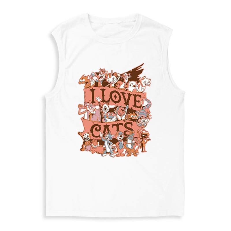 I Love Cats Férfi Trikó