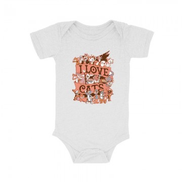 I Love Cats Bébi body