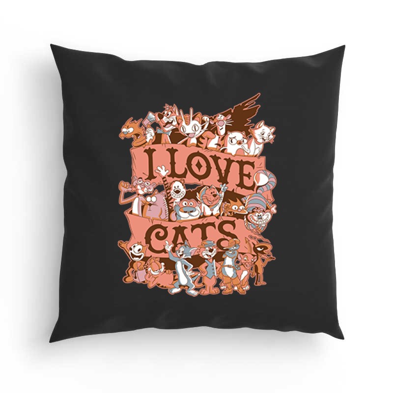 I Love Cats Párna