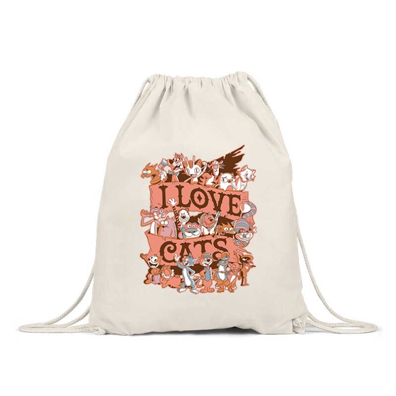 I Love Cats Tornazsák