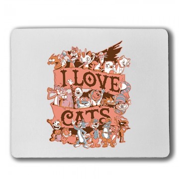 I Love Cats Egérpad