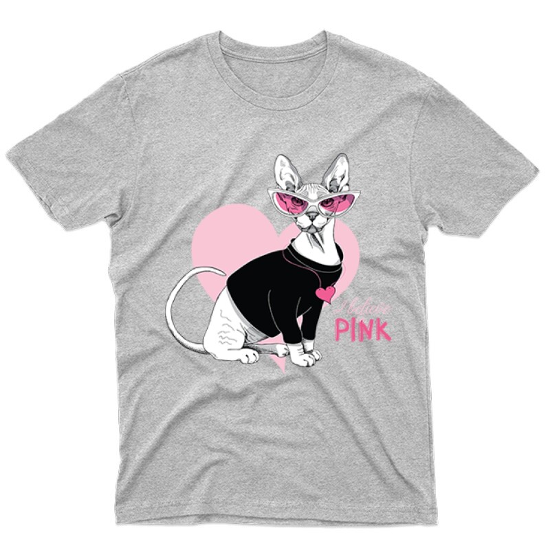 I Belive Pink Férfi póló