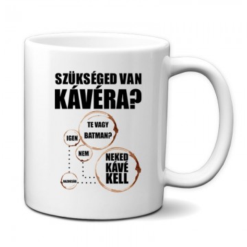 Szükséged van Kávéra Bögre